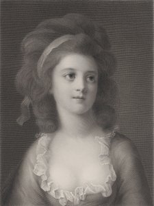 Retrato de medio cuerpo de Sophie o Apollonia Helena Potocka como una niña, 1872 de Robert Reyher