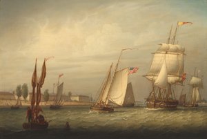 Puerto de Boston de Robert Salmon