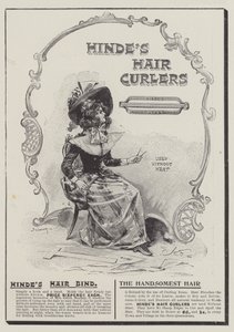 Anuncio, Rulos para el Cabello de Hinde
