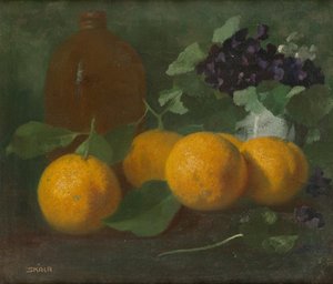Naturaleza muerta con naranjas de Robert Skala
