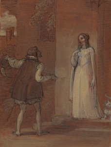 Anne Page y Slender de Robert Smirke