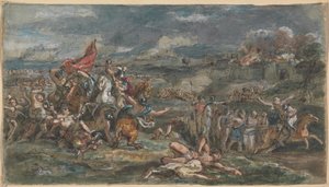 Escena de batalla de Robert Smirke