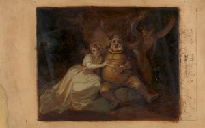Falstaff en el Roble de Herne de Robert Smirke