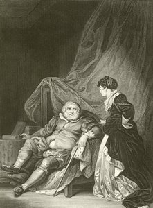 Enrique VIII y Catalina Parr de Robert Smirke