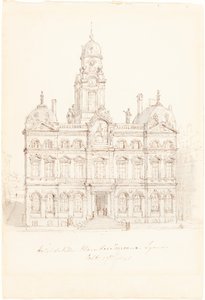 Hôtel de Ville, Place des Terreaux, Lyon de Robert Smirke