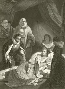 Últimas horas de la reina Isabel de Robert Smirke