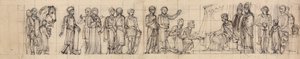 Estudio de los caballeros que rinden homenaje al Rey de Robert Smirke