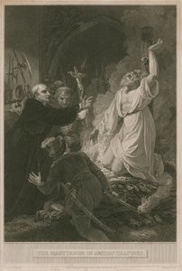 El martirio del Arzobispo Cranmer de Robert Smirke