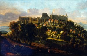 Castillo de Windsor, c.1670 (óleo sobre lienzo) de Robert Streater or Streeter