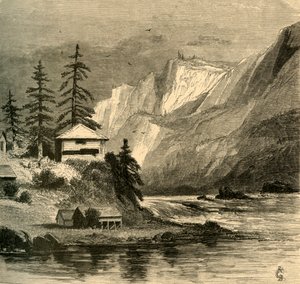 Casa de bloque medio, Cascadas de Robert Swain Gifford