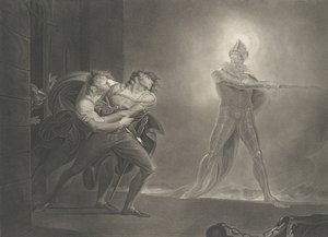 Hamlet, Horacio, Marcelo y el Fantasma de Shakespeare, Hamlet, primera publicación 1796, reeditado 1852