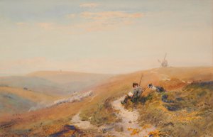 Sussex Downs (otoño) de Robert Thorne Waite