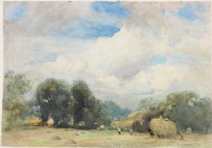 Haciendo heno en Herefordshire de Robert W. Little