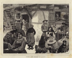 Mercado de cabello humano en Alsacia