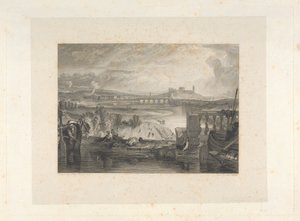 Lancaster desde el puente del acueducto de Robert Wallis