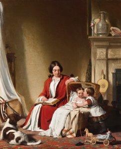 Sra. Bradford Ripley Alden y sus hijos de Robert Walter Weir
