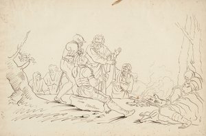 Escena después de Salvator Rosa
