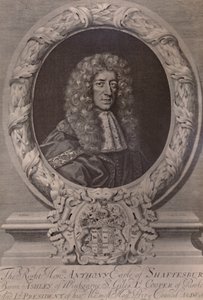 Anthony Ashley Cooper, 1er Conde de Shaftesbury, estadista inglés, c1680 1894 de Robert White
