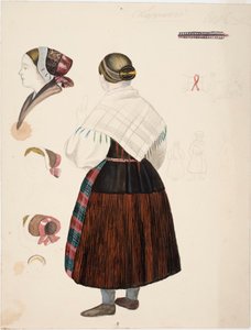 Ensayo de un vestido de campesina de Laponia de Robert Wilhelm Ekman
