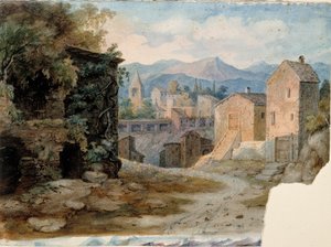 Ciudad italiana de montaña de Robert Wilhelm Ekman
