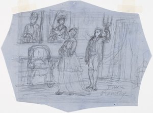 Sra. Ramsay Ilustración para el poema La visión del viajero en los cuentos del alférez Stål.