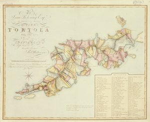 Plano de Tórtola según el estudio de George King de Robert Wilkinson