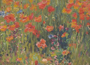 Amapolas de Robert William Vonnoh