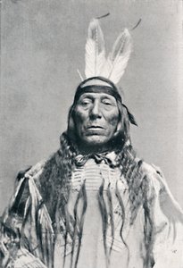 Vista frontal de un Indio Sioux, 1912 de Robert Wilson Shufeldt