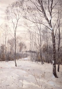El bosque de invierno de Robert Winchester Fraser