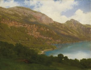 Vista desde el Rigi con vista al lago de Lucerna, 1857