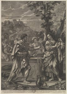 Rebeca en el pozo de Robert van Audenaerde
