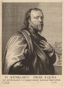 Sir Kenelm Digby de Robert van Voerst after Sir Anthony