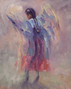 Angel Can Fly, 2015 (óleo sobre lienzo)