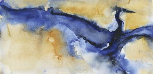 Garza azul abstracta
