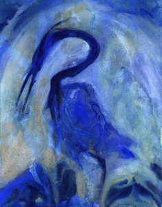 Garza azul abstracta de RodMacIver