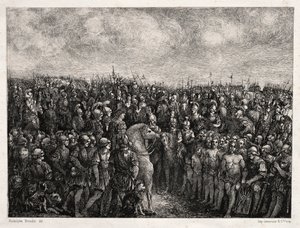César y sus prisioneros, 1878