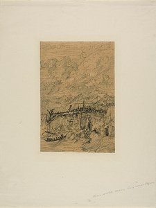 Ciudad en las montañas de Rodolphe Bresdin