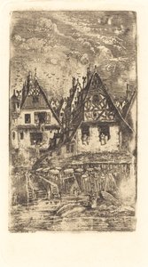 Entrada del pueblo de Rodolphe Bresdin