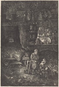 Interior Flamenco de Rodolphe Bresdin