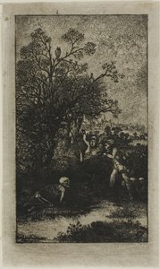 Cazadores sorprendidos por la muerte de Rodolphe Bresdin