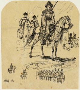 Caballería rusa de Rodolphe Bresdin