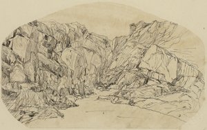 Vapor en un desfiladero de Rodolphe Bresdin