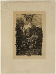 La mariposa y el estanque de Rodolphe Bresdin
