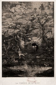 La comedia de la muerte, 1854 de Rodolphe Bresdin