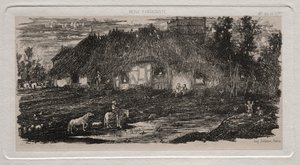 El corral, 1861 de Rodolphe Bresdin