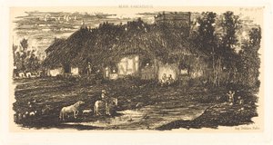 El Patio de la Granja de Rodolphe Bresdin