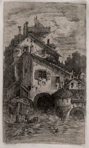El molino, 1866 de Rodolphe Bresdin