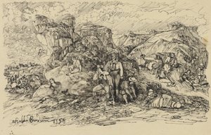 Los Contrabandistas, 1858 de Rodolphe Bresdin