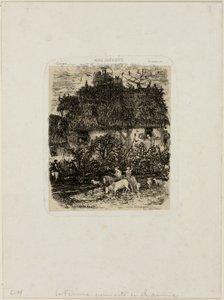 La casa de campo con techo de paja, de Revue Fantaisiste de Rodolphe Bresdin