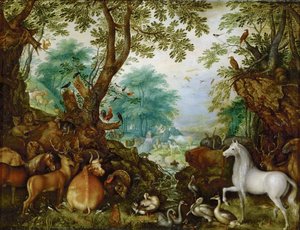 Orfeo entre los animales de Roelandt Jacobsz. Savery